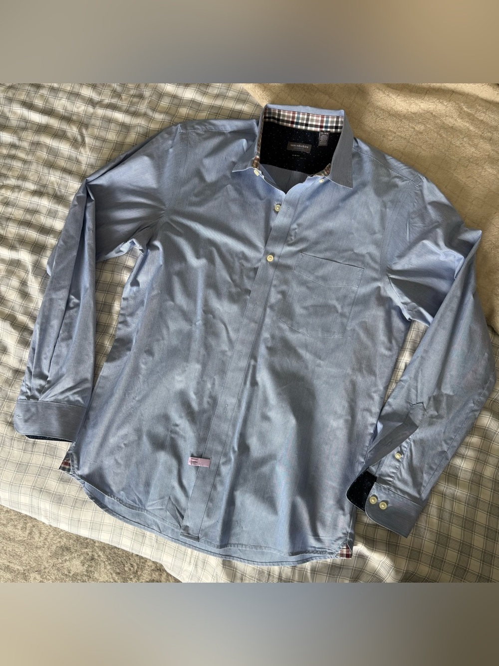 Van Heusen Light Blue Men's Dress Shirt